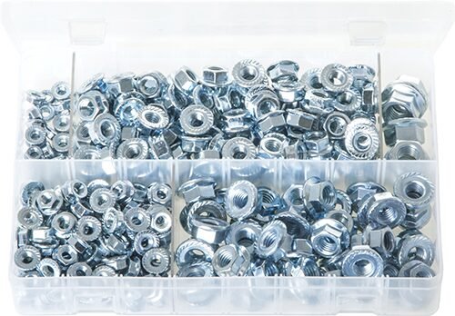 AB104N Serrated Flange Nuts-Metric | AB104N 330 Pieces - Image 1