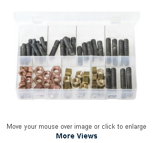 Exhaust Manifold Studs & Nuts | AB116 | 72 Pieces