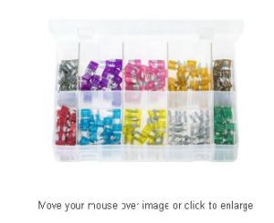 Mini Blade Fuses | AB165N | 200 Pieces