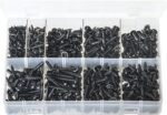 Self-Tapping Screws Flanged - Pozi Black | AB71 | 700 Pieces