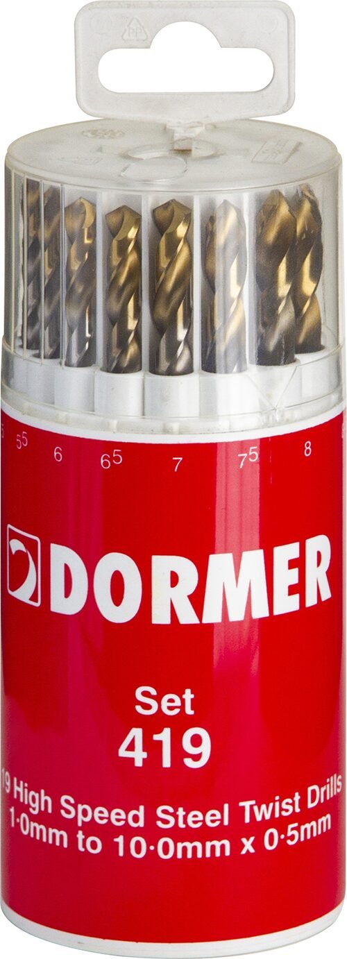 DDK19 DORMER 'A002' HSS Jobber Twist Drill Set - Metric Set No. '419' | DDK19 - Image 1