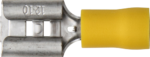 Yellow Insulated Terminals - Push-on Females | ET12