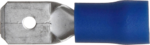 Blue Insulated Terminals - Receptacle Sockets Push-on Males | ET37