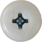 Number Plate Fasteners | NP16 | Pack of 100 | Colour White | Size 4.8 x 18 mm - Image 4