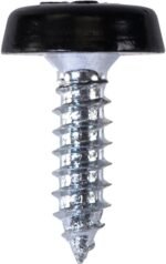 Number Plate Fasteners | NP18 | Pack of 100 | Colour Black | Size 4.8 x 18 mm