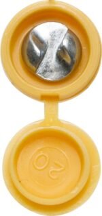 Security Number Plate Fasteners | NP34 | Pack of 100 | Colour Yellow | Size 4.2 x 19 mm - Image 4