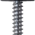 Security Number Plate Fasteners | NP35 | Pack of 100 | Colour Black | Size 4.2 x 19 mm