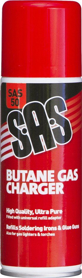 S.A.S Butane Gas Chargers | SAS50