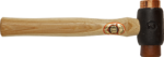 THOR Soft Face Hammer - Copper & Hide Faces | TL714 - Image 2