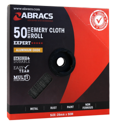 ABRACS Emery Roll Blue 25mm x 50m P120 | WER10