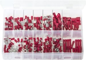 Assortment Box of Terminals Insulated – Red | AB160