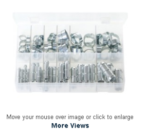 Assortment Box of Pipe Repair Kit | AB74 |  72 Pieces