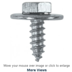 Sheet Metal Screws with Captive Washer | AS22 | Pack of 100