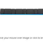 Black Adhesive Wheel Weights - Steel | TW701